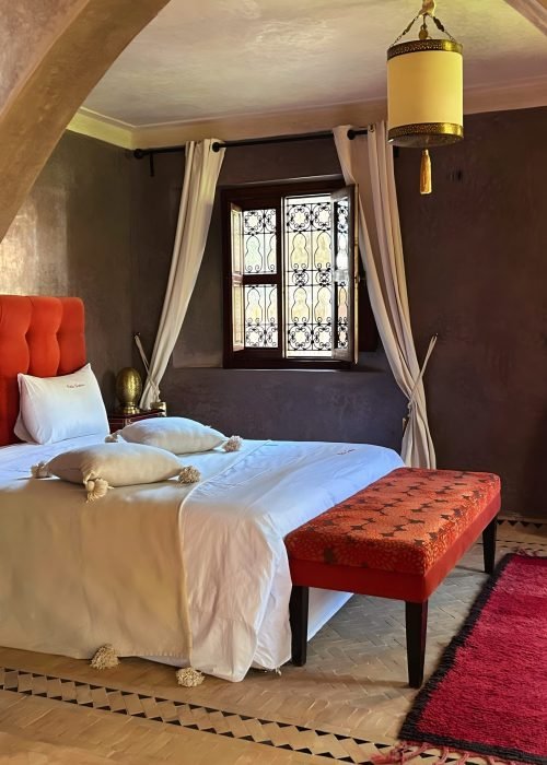 view of the bedroom in Villa Sophia Marrakech